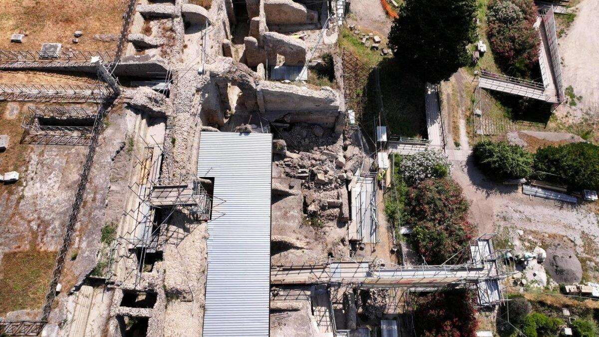 Earthquake damages part of Pompeii site in southern Italy