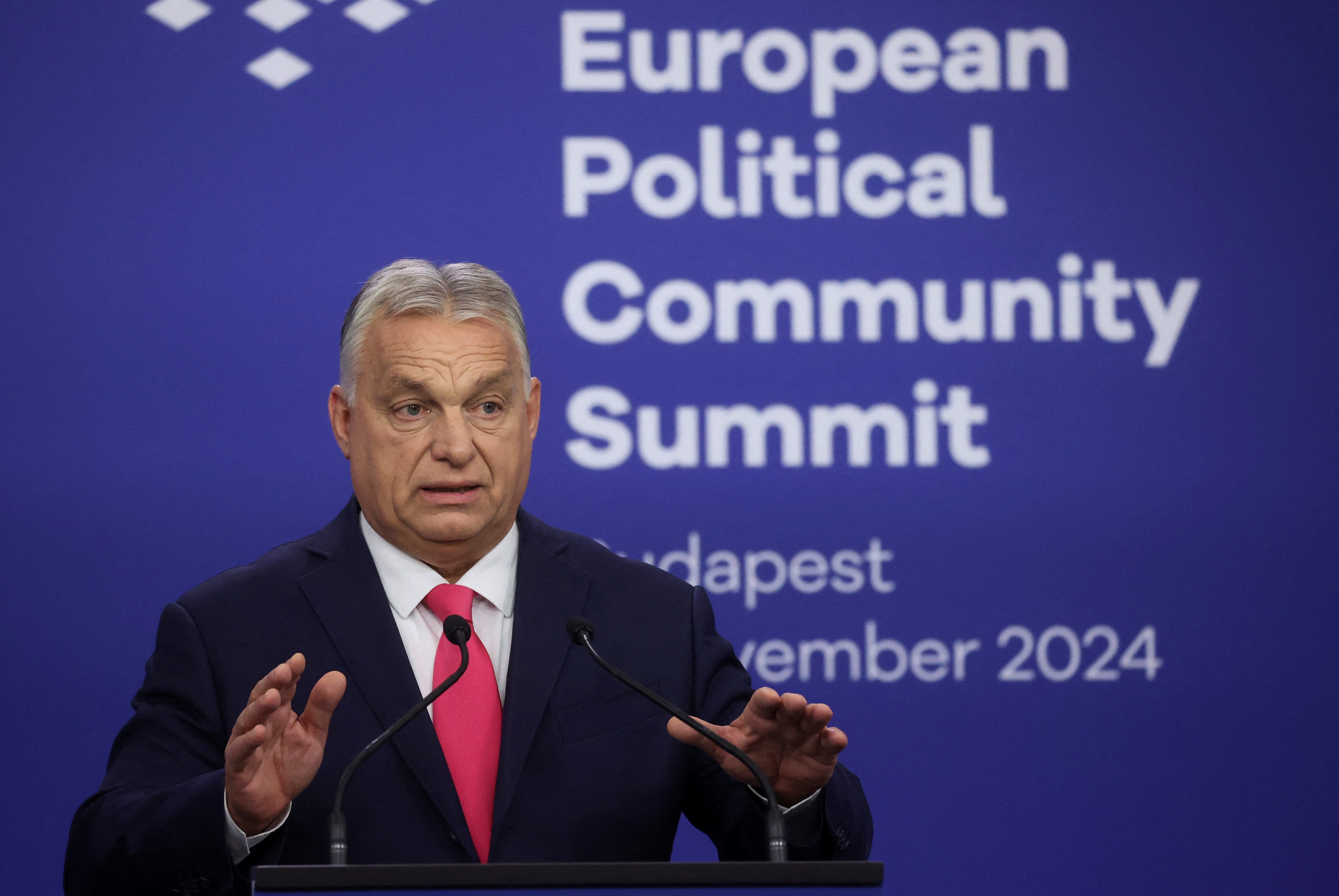 European Political Community Summit at the Puskas Arena in Budapest