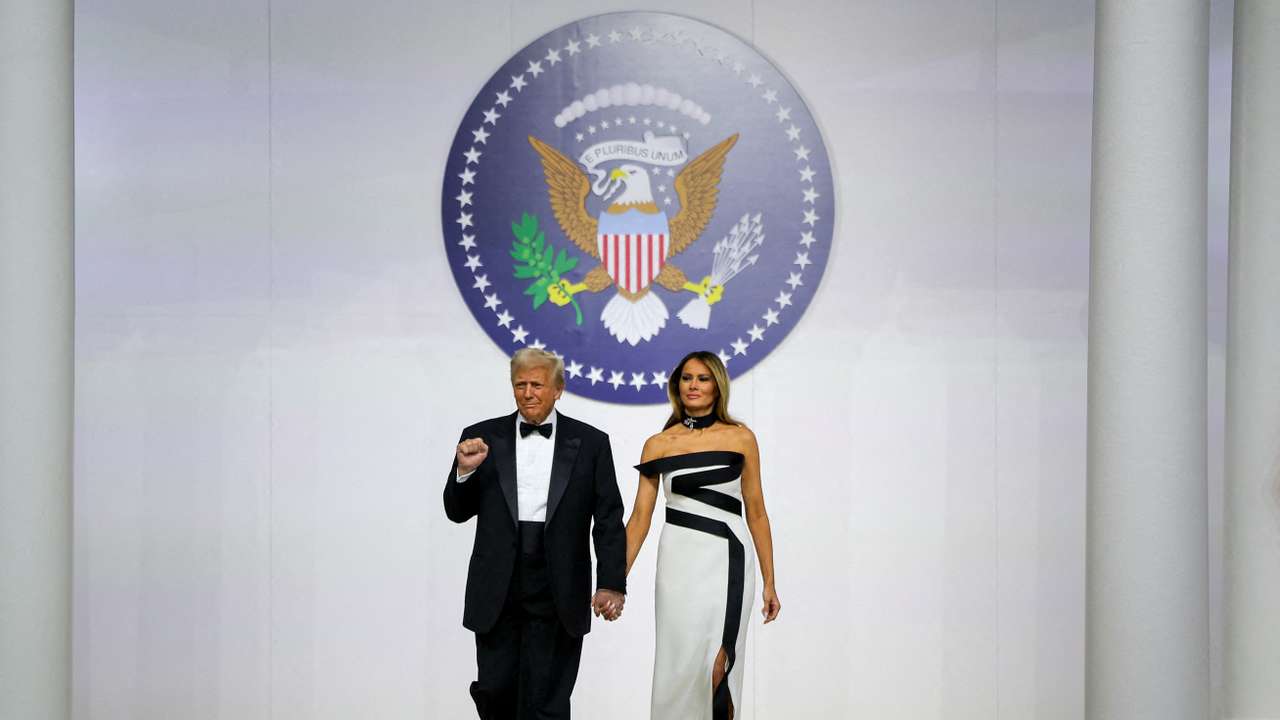 Commander in Chief Ball in honor of Donald Trump's inauguration in Washington