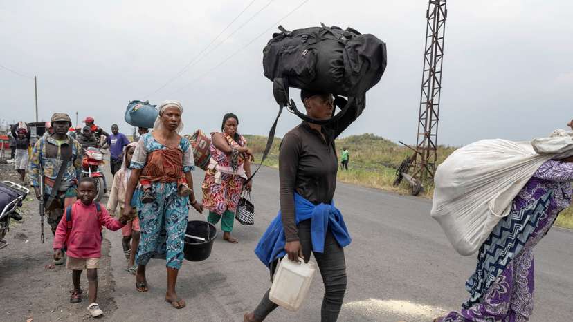 Congo rebels seize eastern town on critical supply route