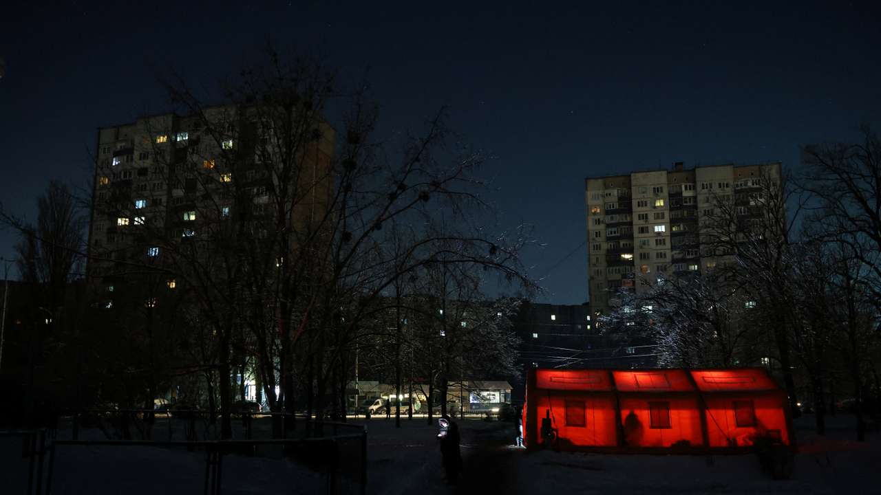 Power blackout in Kyiv