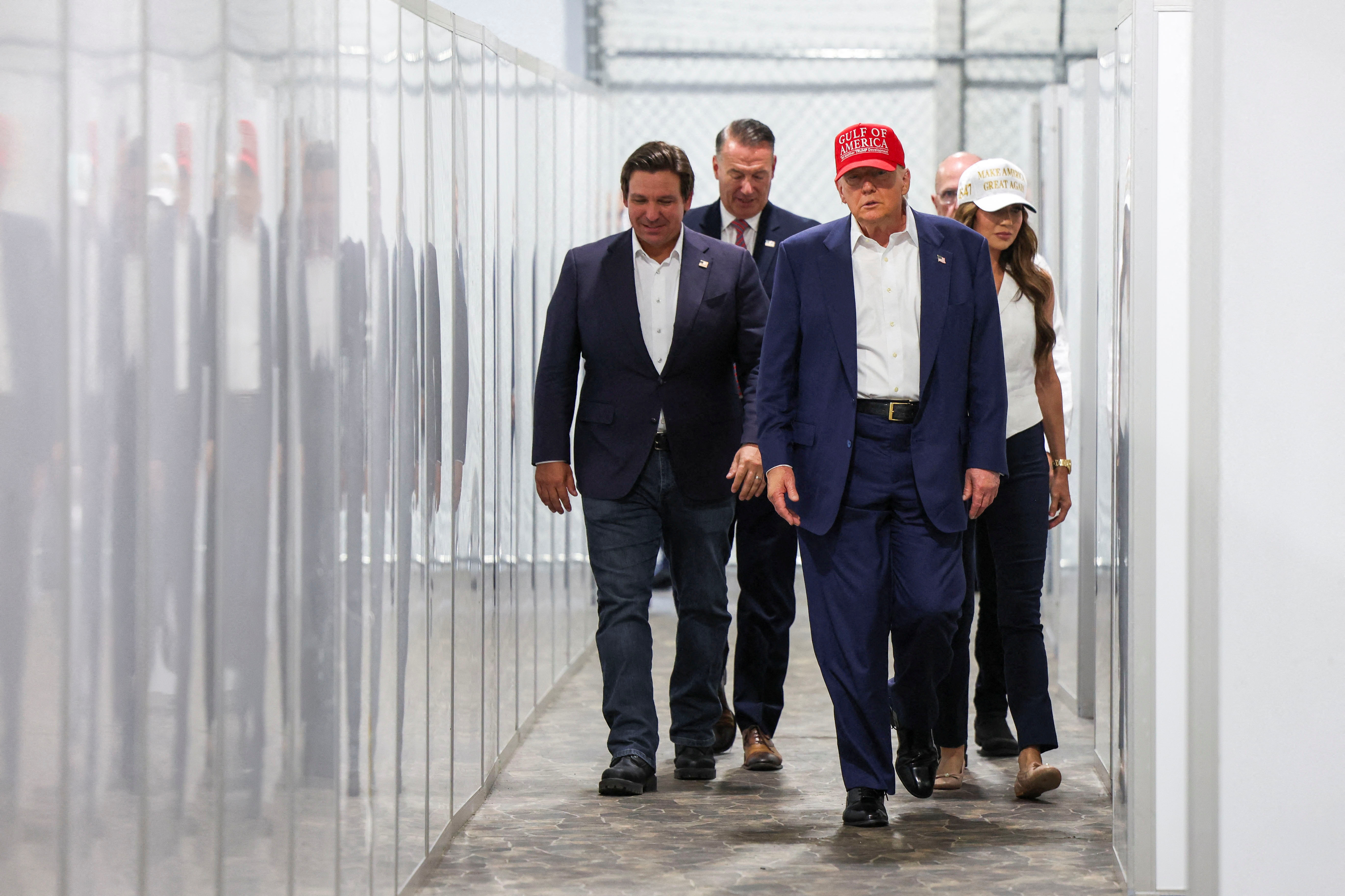 U.S. President Trump visits Florida