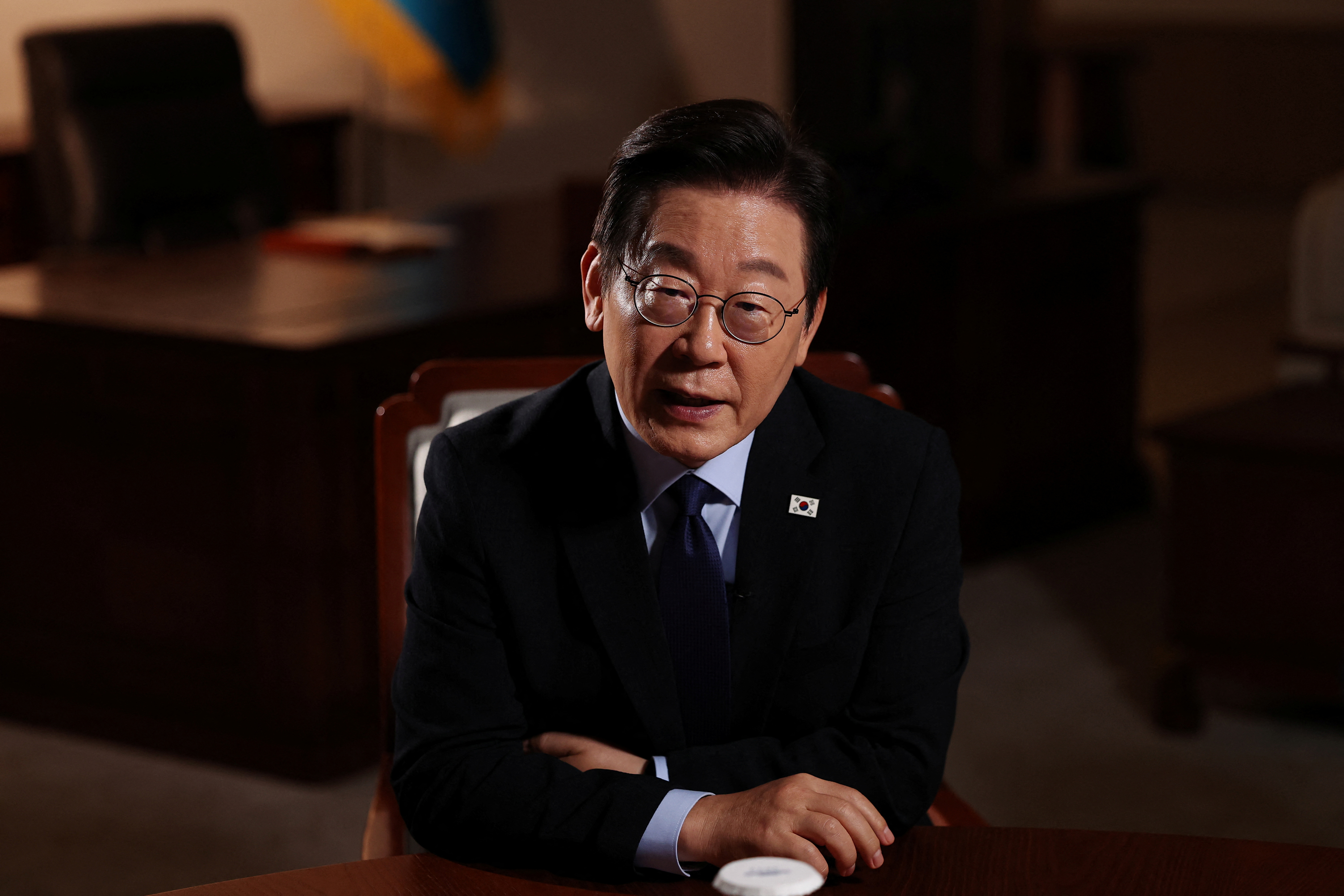 Reuters interviews South Korean President Lee Jae Myung