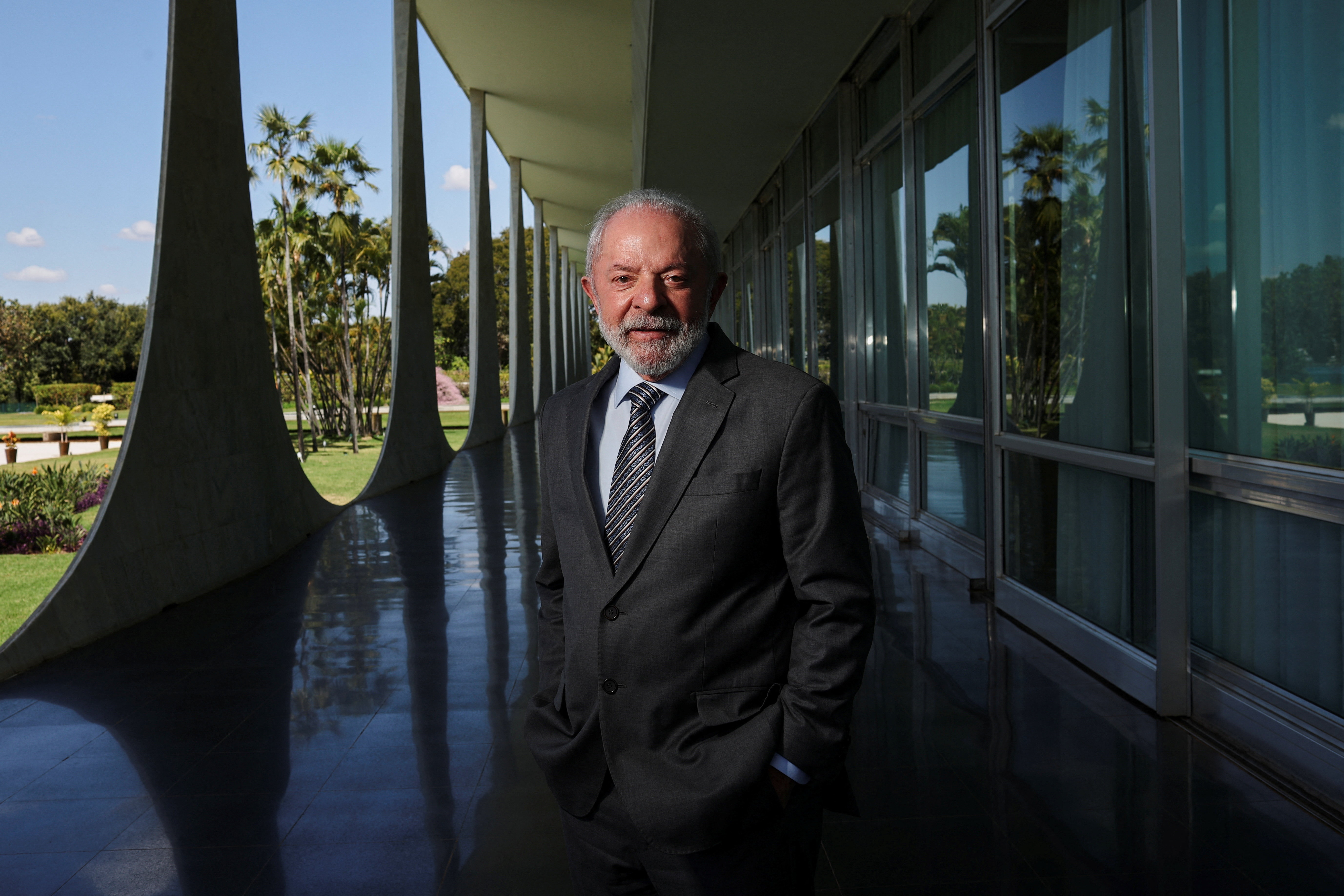 Exclusive interview with Brazil's President Luiz Inacio Lula da Silva in Brasilia