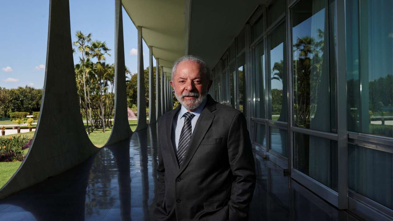 Exclusive interview with Brazil's President Luiz Inacio Lula da Silva in Brasilia