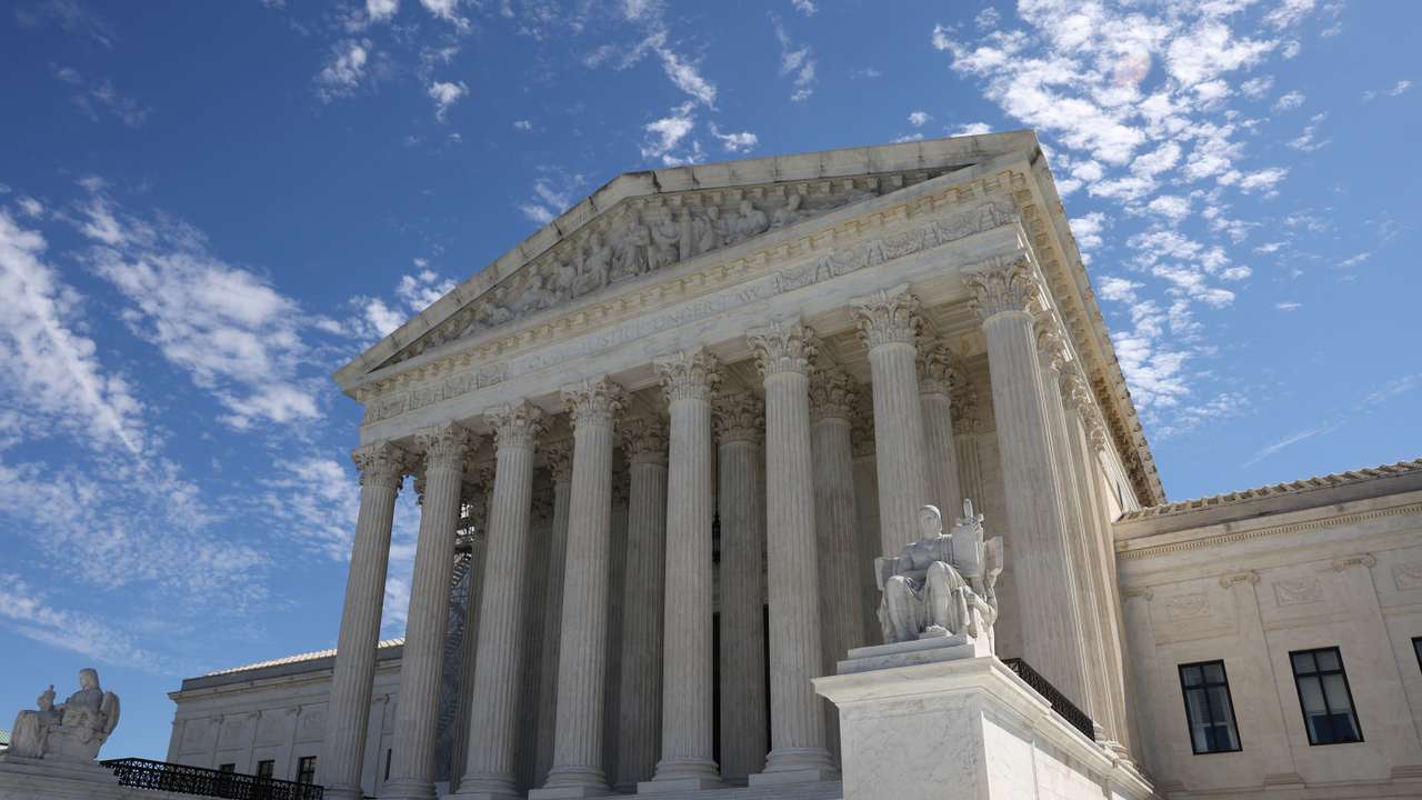U.S. Supreme Court building is seen as justices released their financial disclosure reports in Washington
