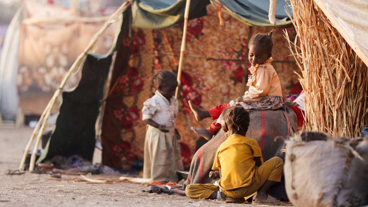 People displaced by RSF attacks on Zamzam camp shelter in Tawila