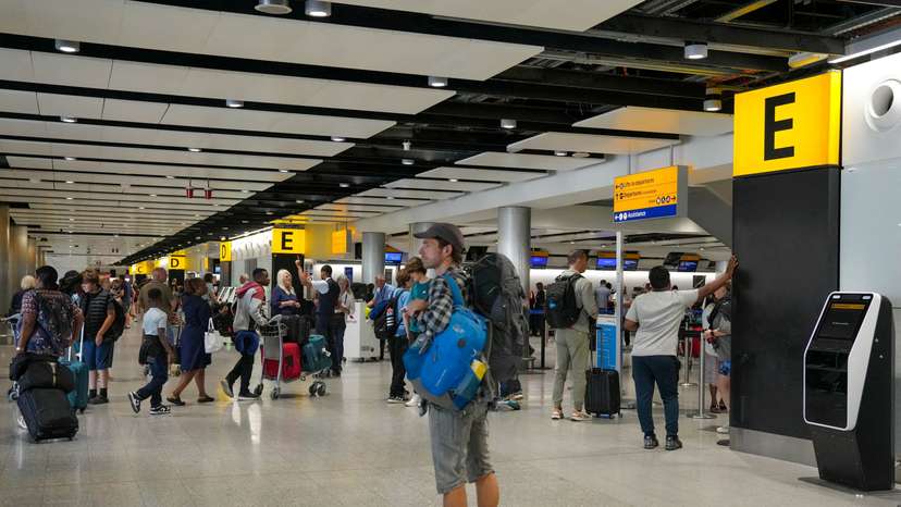 FILE PHOTO: Heathrow Airport in London, Terminal 3