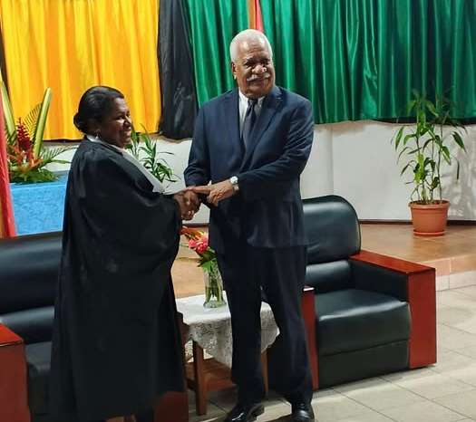 Angelyne Glenda Dovo Roy Vanuatu's first female Attorney General