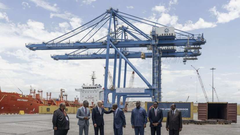 President Biden at the Port of Lobito
