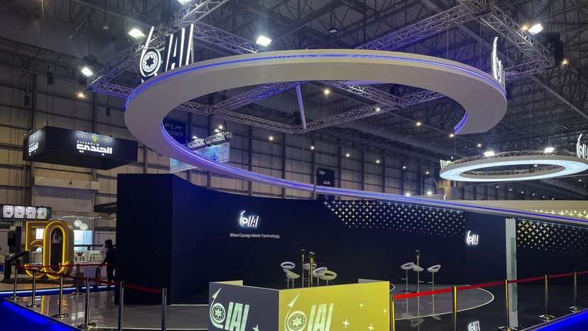 Opening day of the weeklong Dubai Airshow, in Dubai