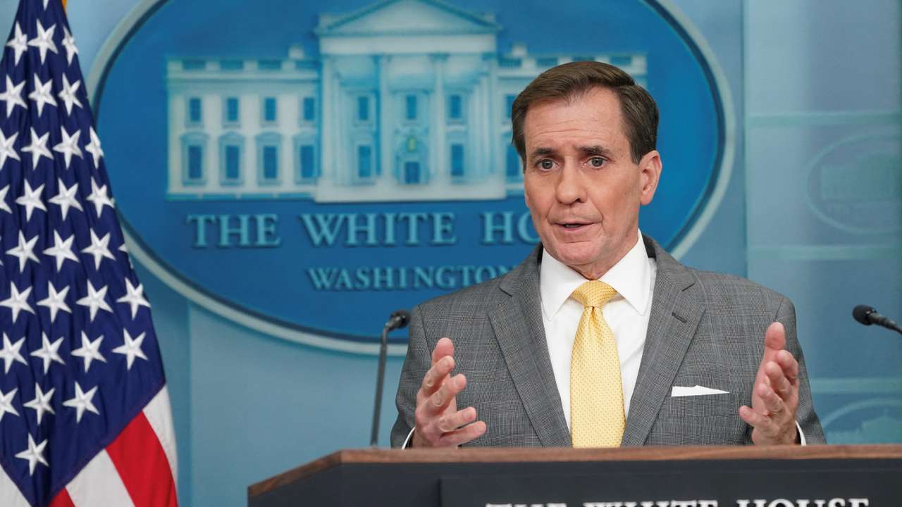 Press briefing at the White House in Washington