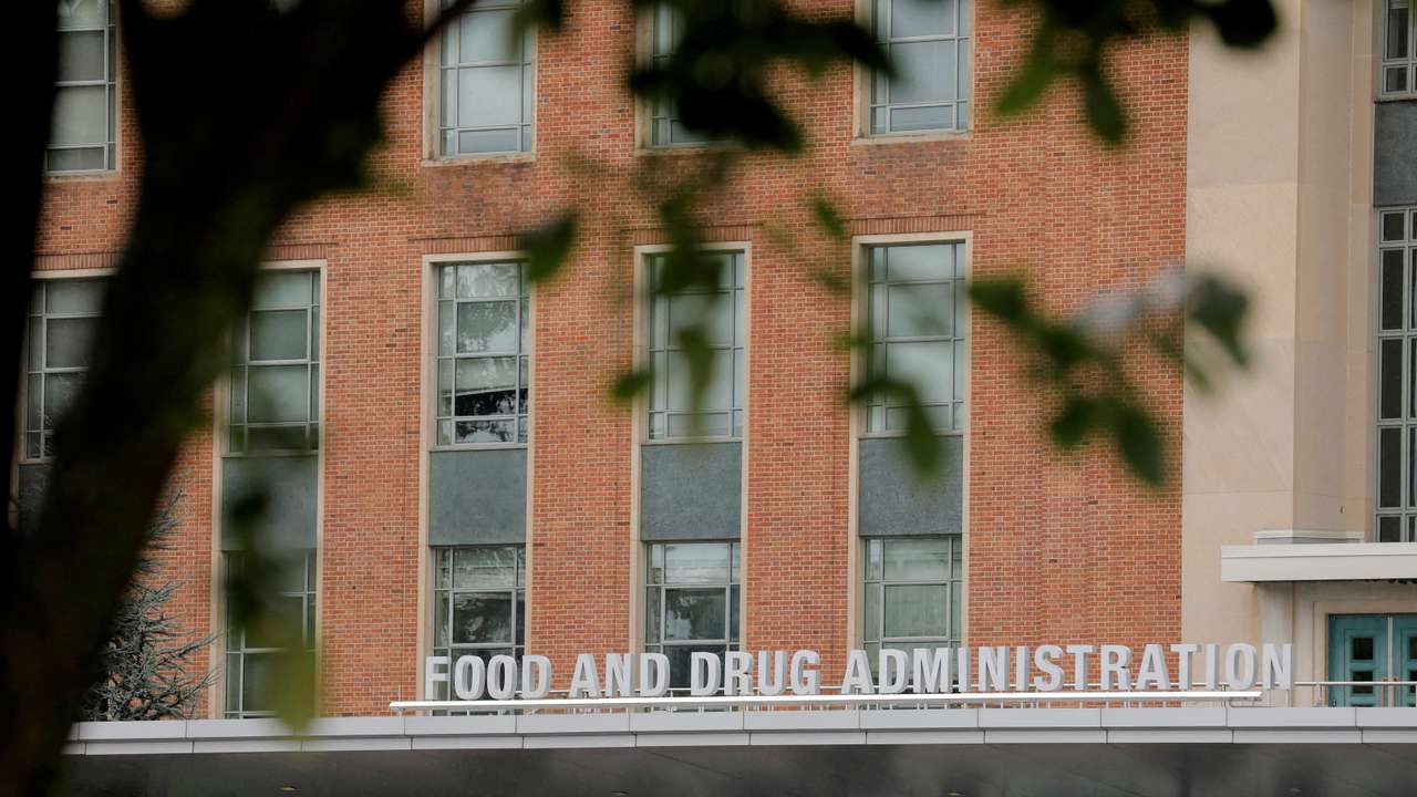 FILE PHOTO: FILE PHOTO: Signage is seen outside of FDA headquarters in White Oak, Maryland