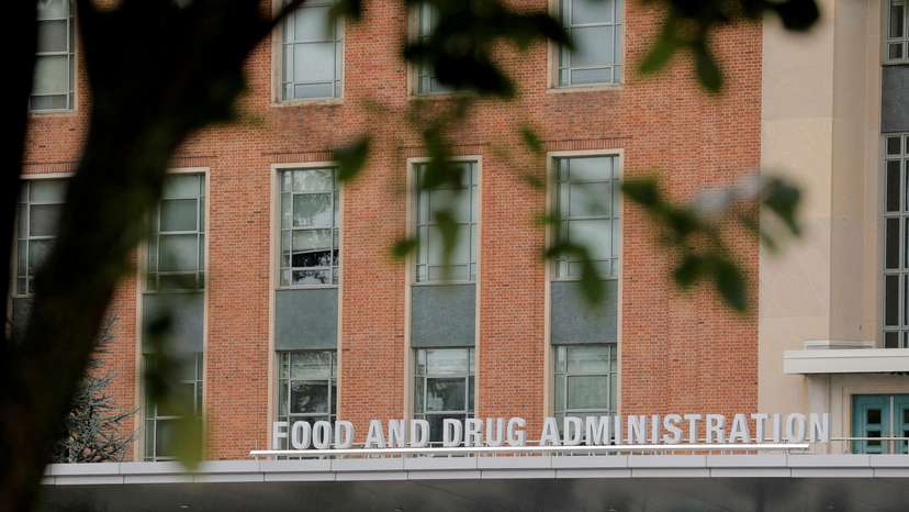 FILE PHOTO: FILE PHOTO: Signage is seen outside of FDA headquarters in White Oak, Maryland