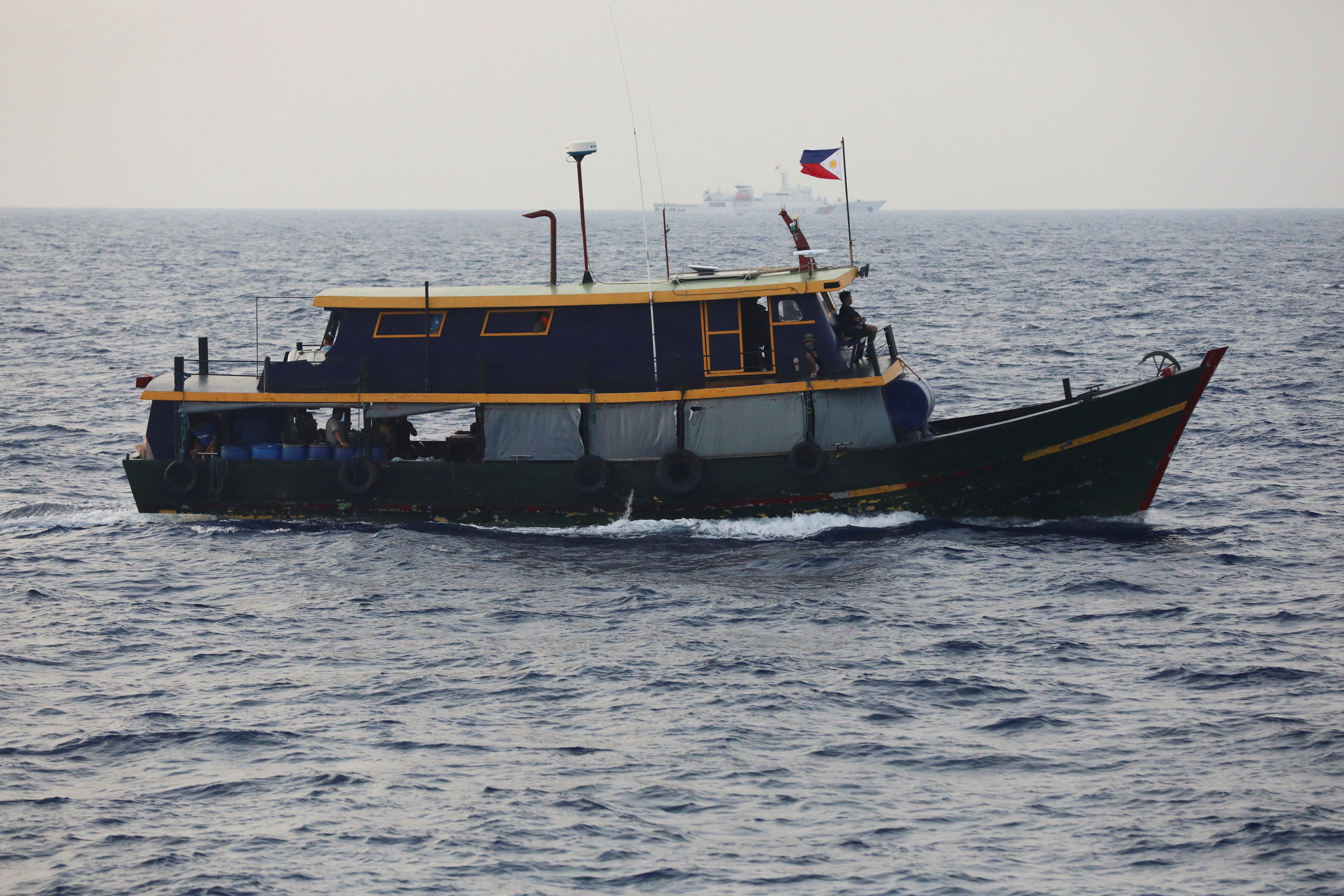 FILE PHOTO: Philippines resupply mission in the South China Sea