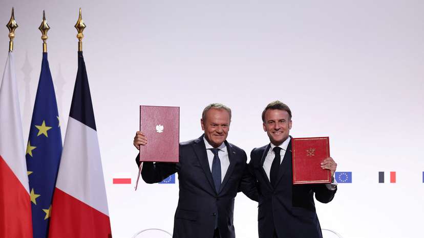President Macron and Prime Minister Tusk sign French-Polish Strategic Pact in Nancy