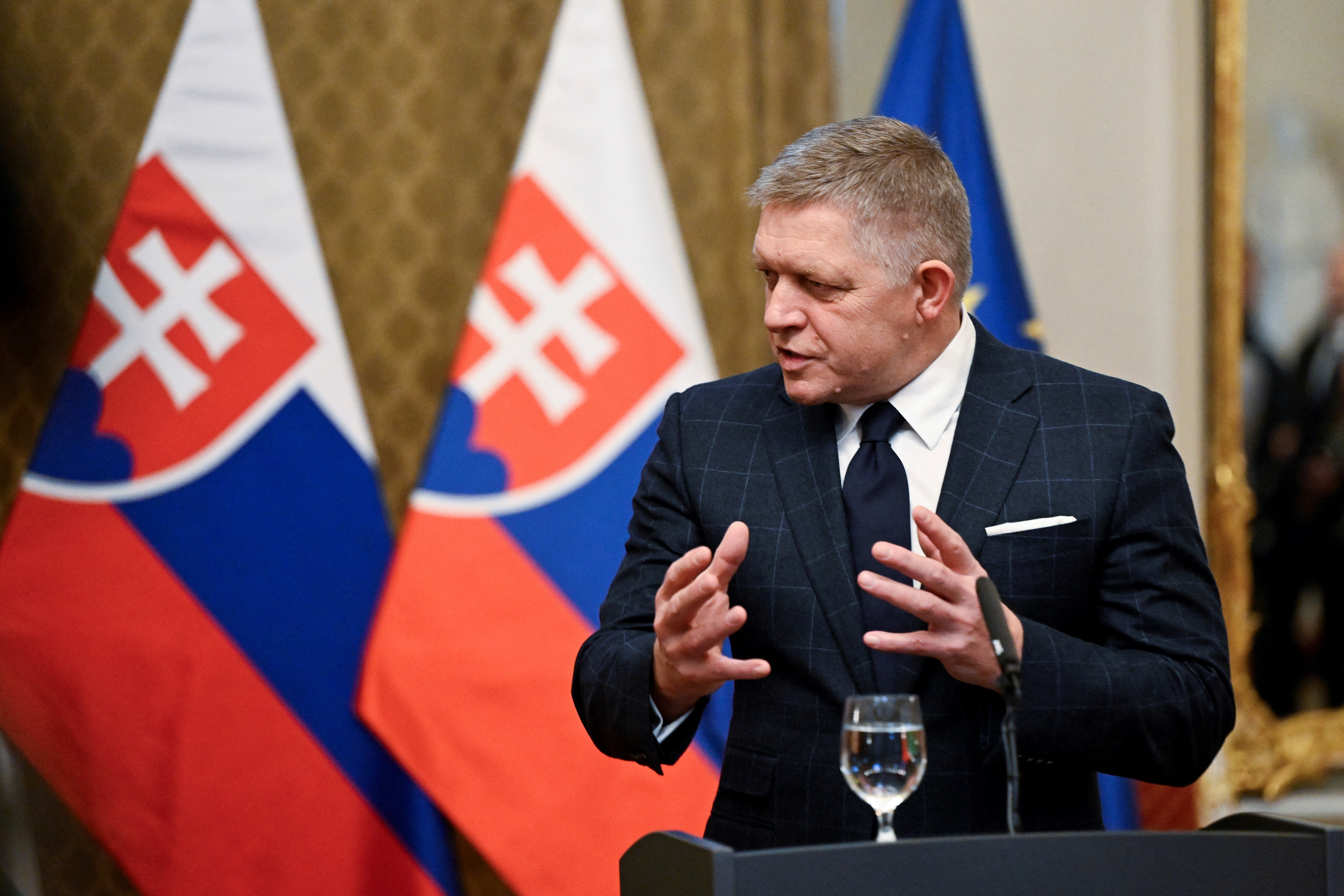Hungarian PM Orban meets Slovakian PM Fico, in Bratislava