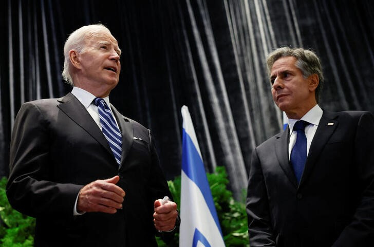 FILE PHOTO: U.S. President Biden visits Israel amid the ongoing conflict between Israel and Hamas
