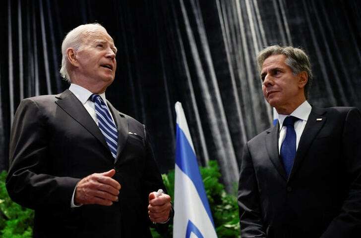 FILE PHOTO: U.S. President Biden visits Israel amid the ongoing conflict between Israel and Hamas
