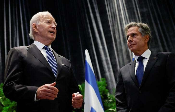 FILE PHOTO: U.S. President Biden visits Israel amid the ongoing conflict between Israel and Hamas