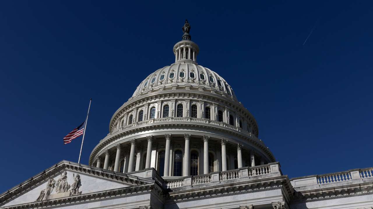 General view of the U.S. Capitol during morning hours, in Washington