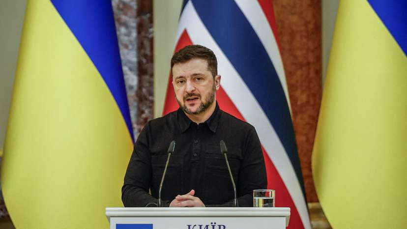 Ukraine's President Zelenskiy and Norway's PM Stoere meet in Kyiv