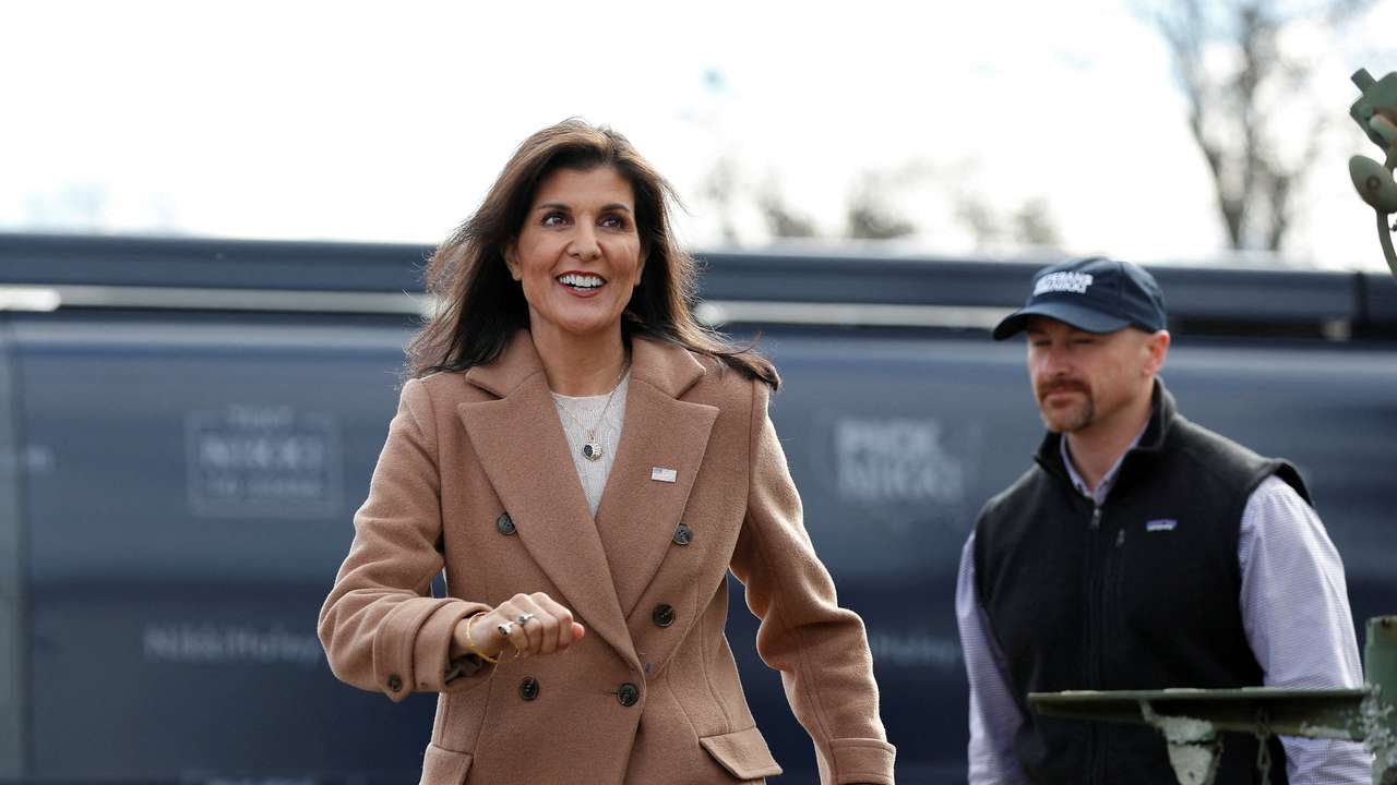 Republican presidential candidate Haley makes a campaign visit in Sumter