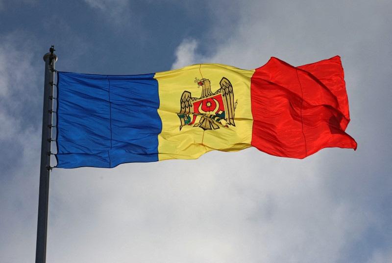 FILE PHOTO: A ceremony marking the Moldovan State Flag Day in Chisinau