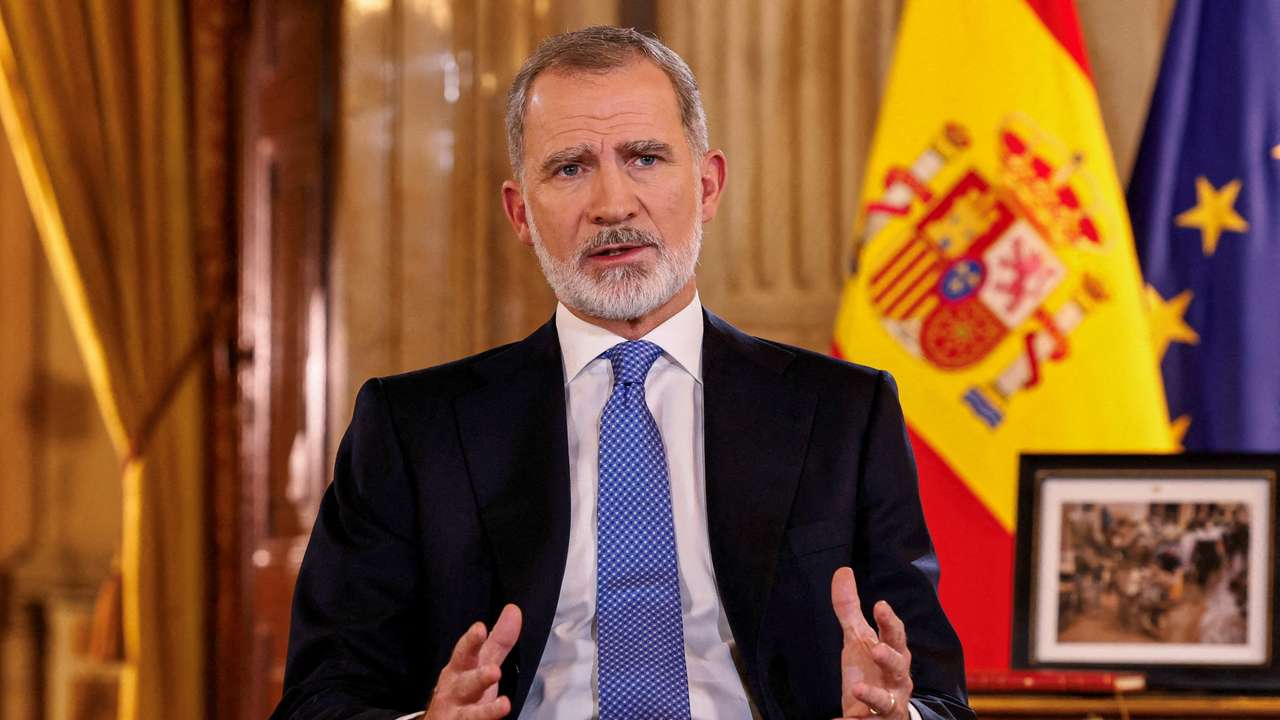 Spain's King Felipe delivers Christmas Eve address