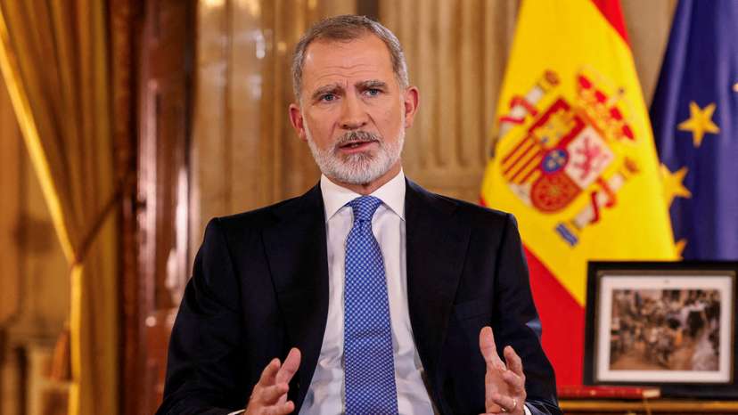 Spain's King Felipe delivers Christmas Eve address