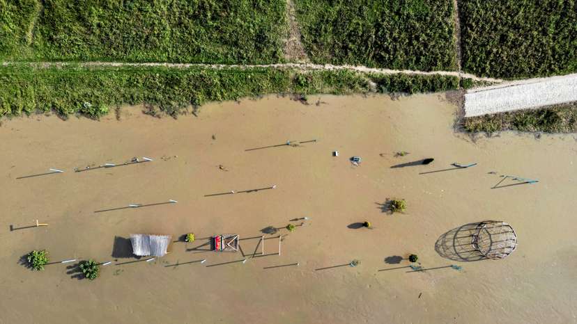FILE PHOTO: Flooding in Poland