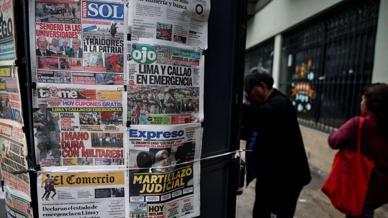 State of emergency in Lima and the neighbouring province of Callao
