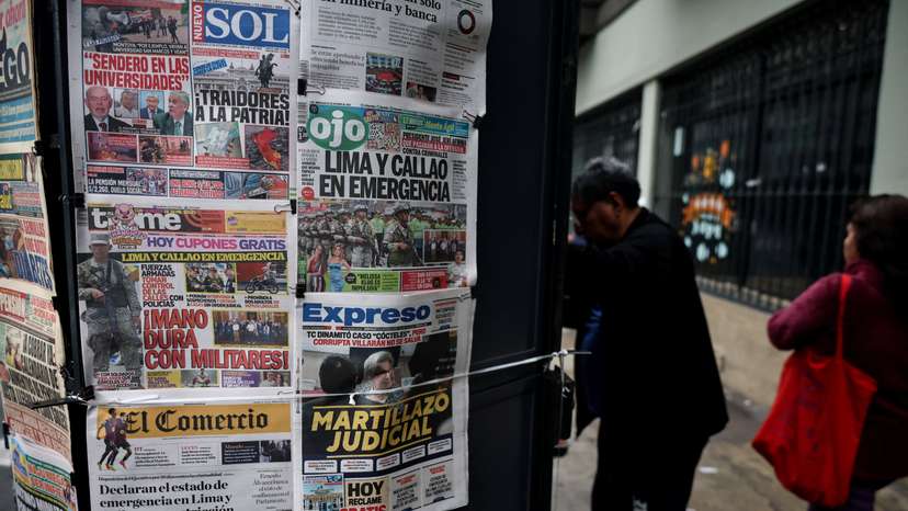 State of emergency in Lima and the neighbouring province of Callao