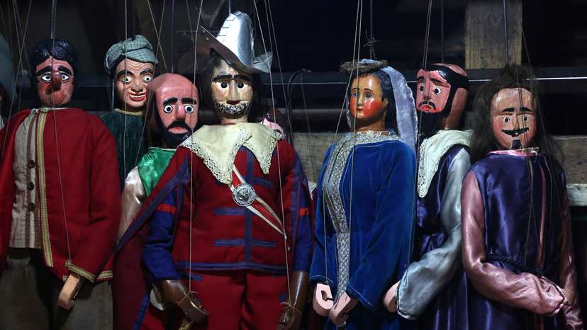 Royal Toone puppets theatre in Brussels