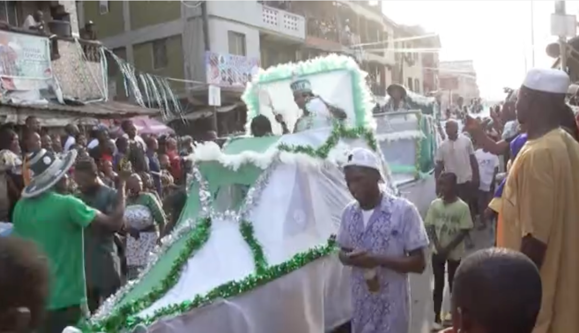 Participants at the Fanti Carnival in Lagos