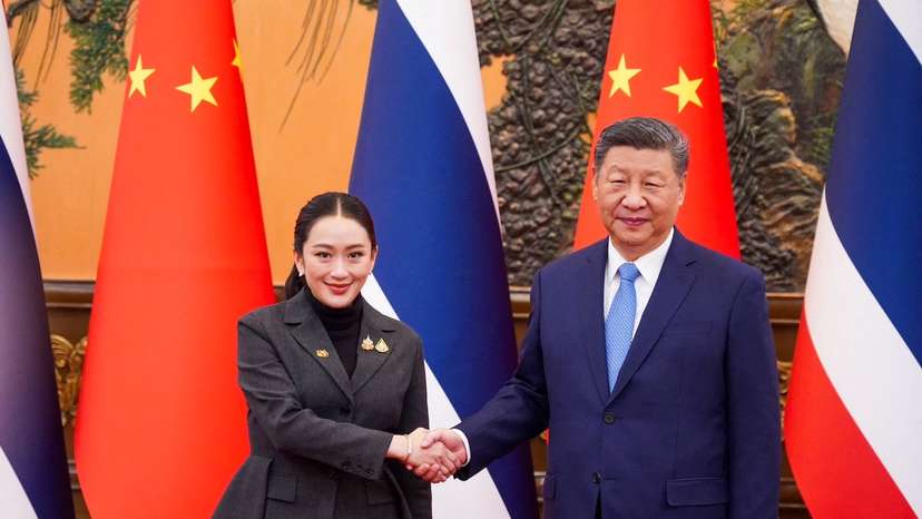 Thailand's Prime Minister Paetongtarn Shinawatra meets Chinese President Xi Jinping in Beijing