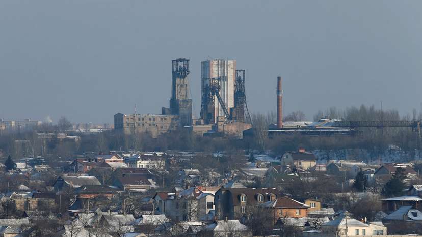 FILE PHOTO: A view shows the eastern Ukrainian city of Donetsk