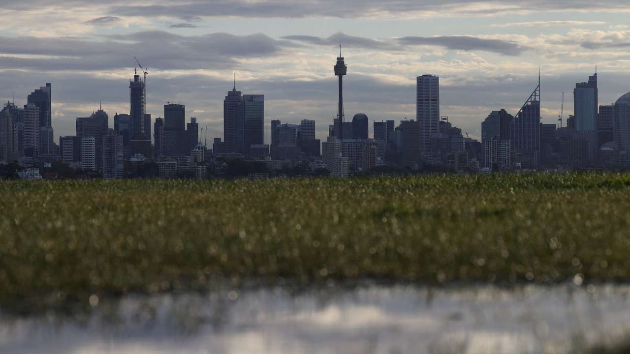 FILE PHOTO: The city centre skyline is seen in Sydney