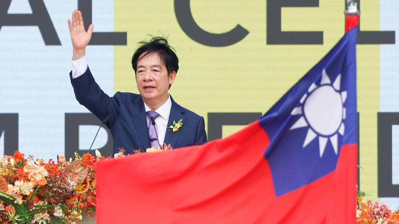 Taiwan's new President Lai Ching-te's inauguration ceremony at the Presidential office building in Taipei