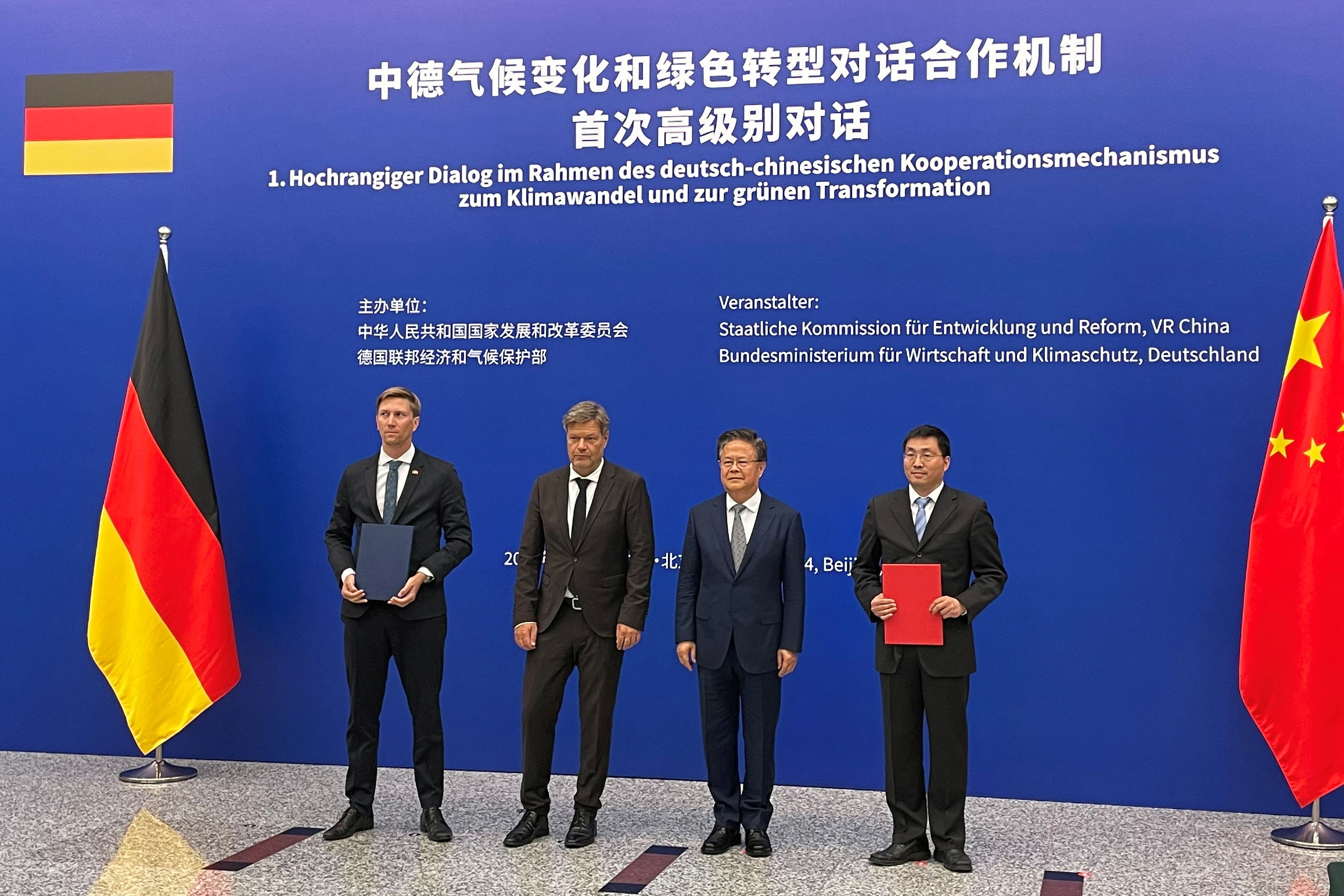 German Vice Chancellor and Economy Minister Robert Habeck visits China