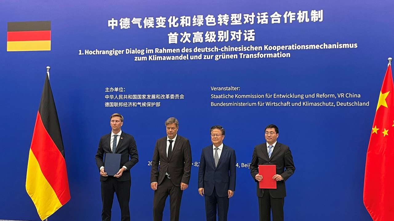 German Vice Chancellor and Economy Minister Robert Habeck visits China
