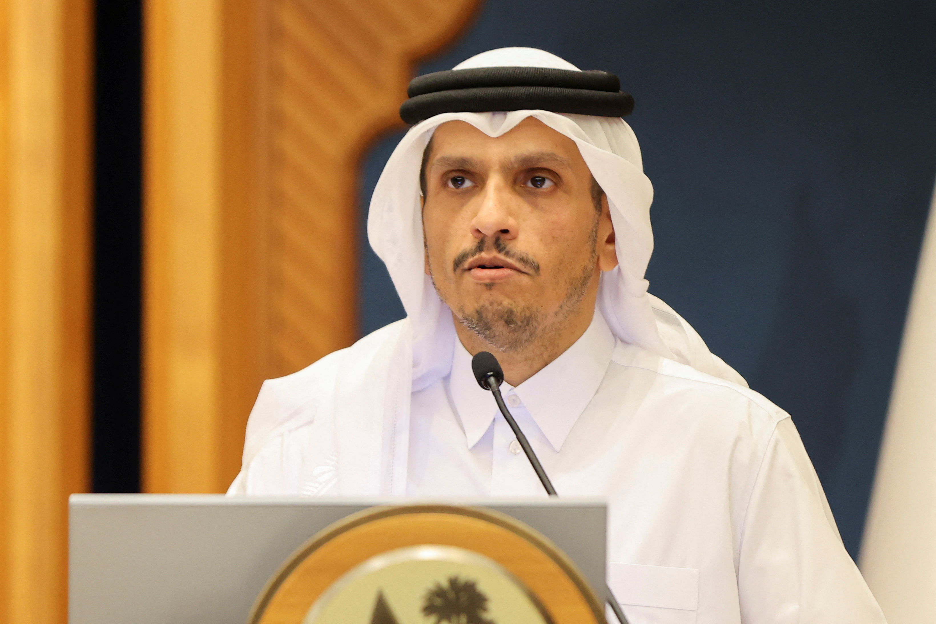 U.S. Secretary of State Blinken and Qatar's PM hold press conference in Doha