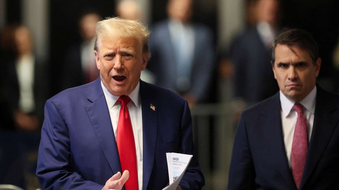 Former U.S. President Trump's criminal trial on charges of falsifying business records continues in New York