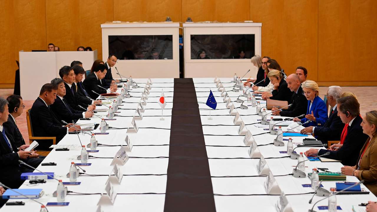 European Commission President Ursula von der Leyen visits Tokyo