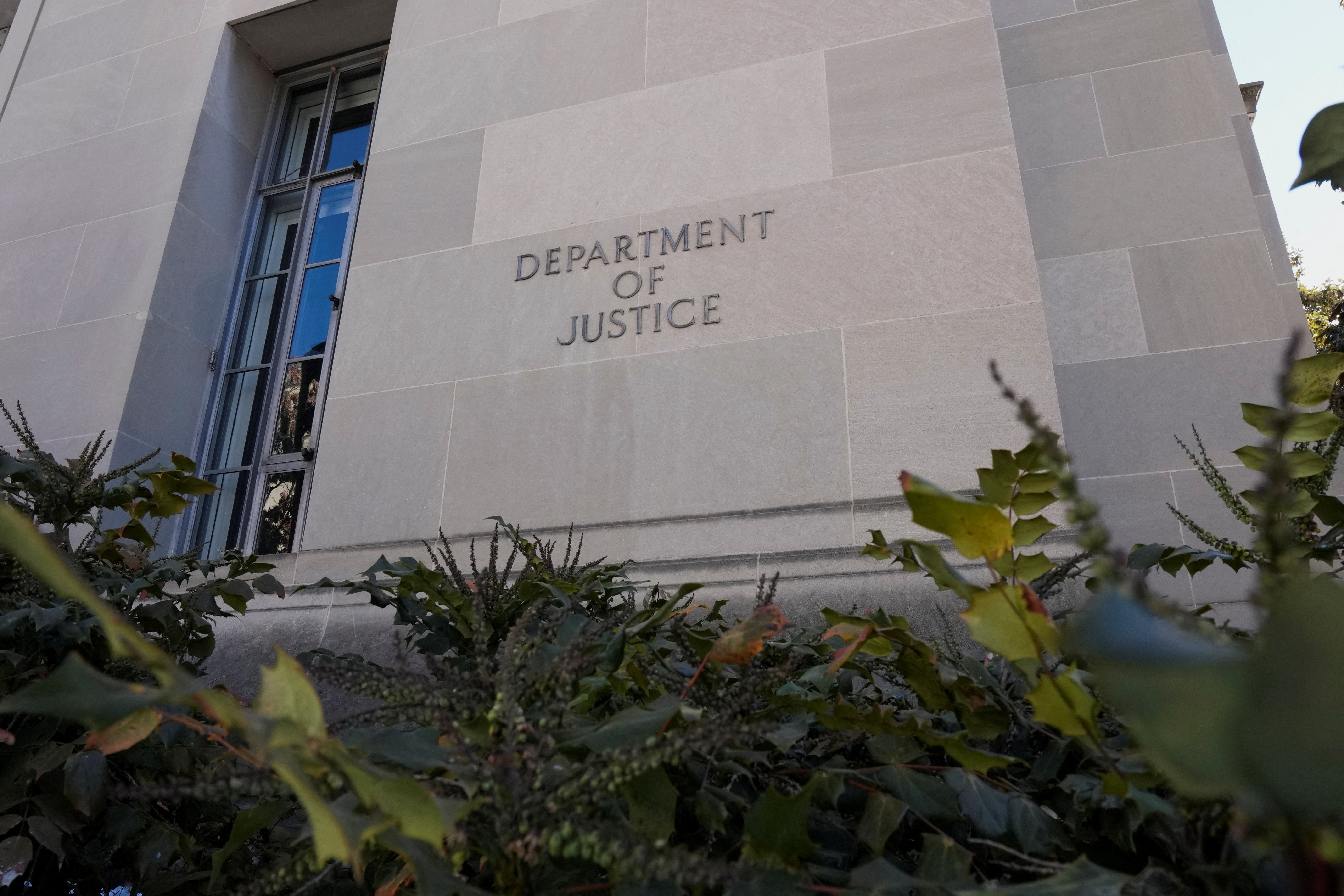 The U.S. Department of Justice building in Washington