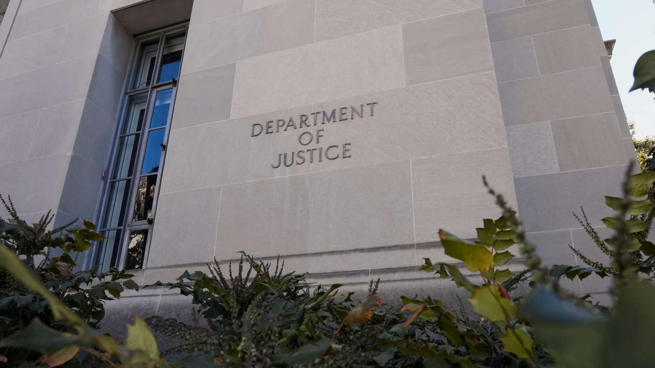 The U.S. Department of Justice building in Washington