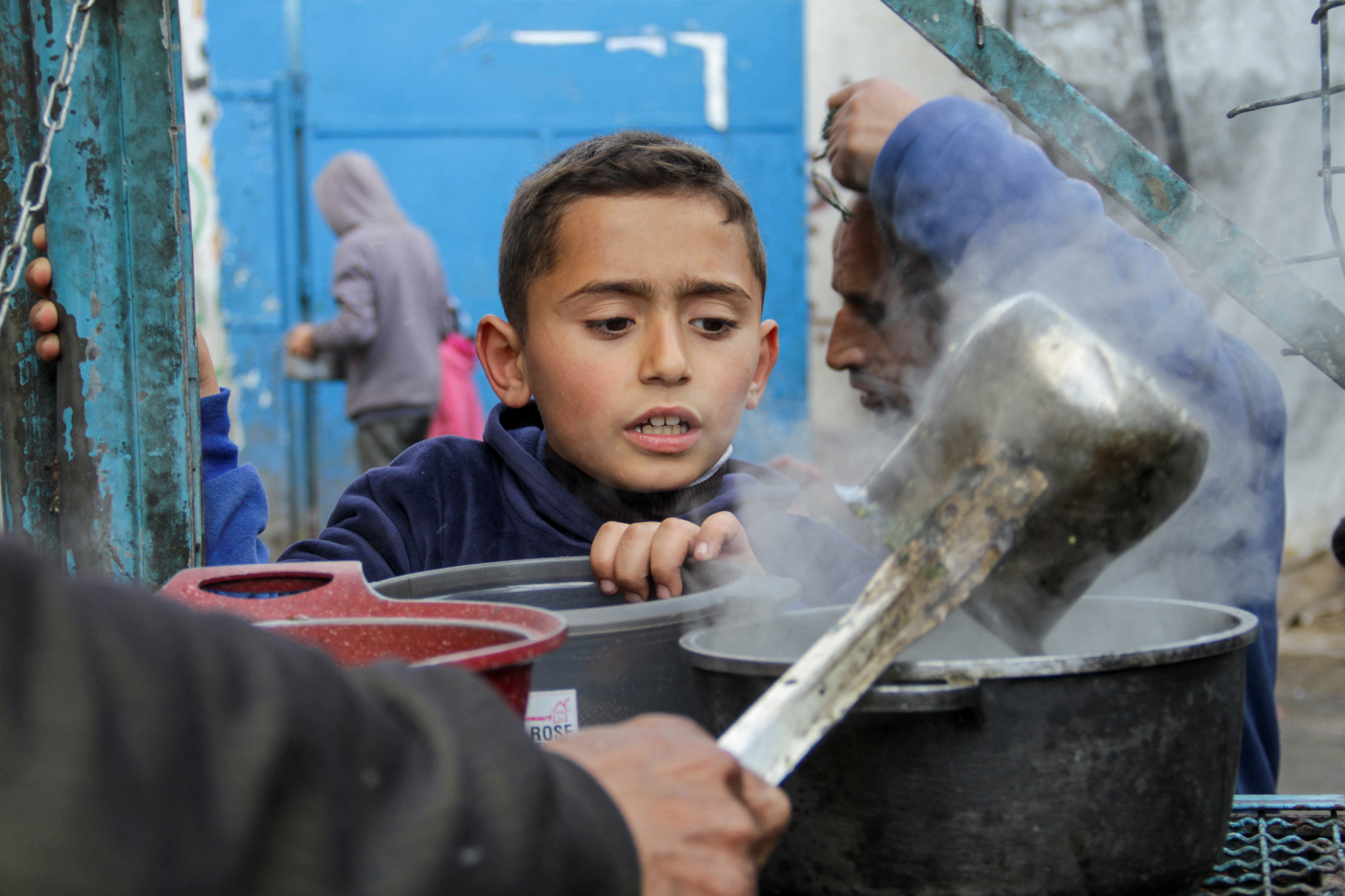 Palestinians prepare iftar meal during the holy month of Ramadan