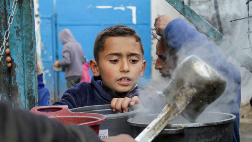 Palestinians prepare iftar meal during the holy month of Ramadan