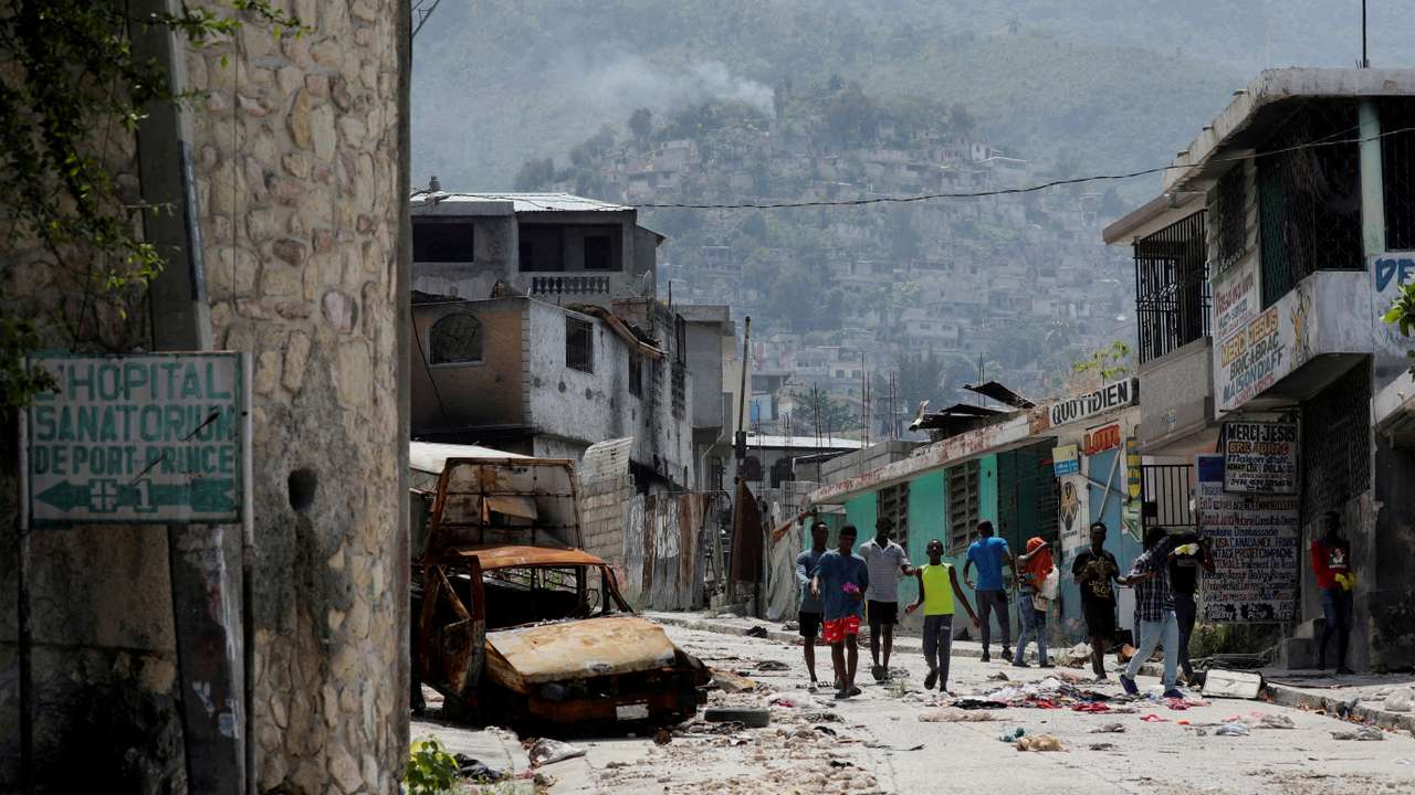 FILE PHOTO: Alleged gang leader calls on supporters to retake control of neighborhood, in Port-au-Prince