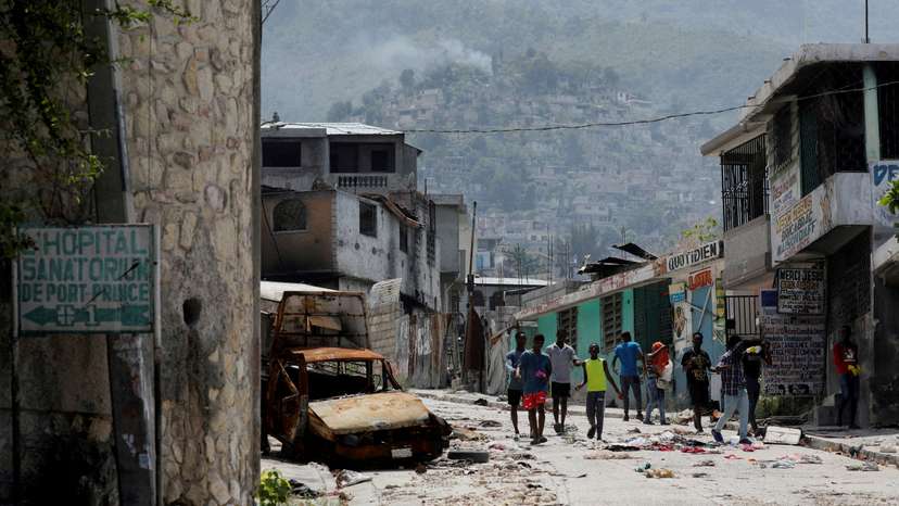 FILE PHOTO: Alleged gang leader calls on supporters to retake control of neighborhood, in Port-au-Prince